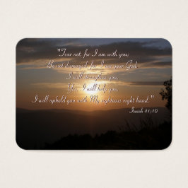 Inspirational - Isaiah 41;10 - Chubby B. Card