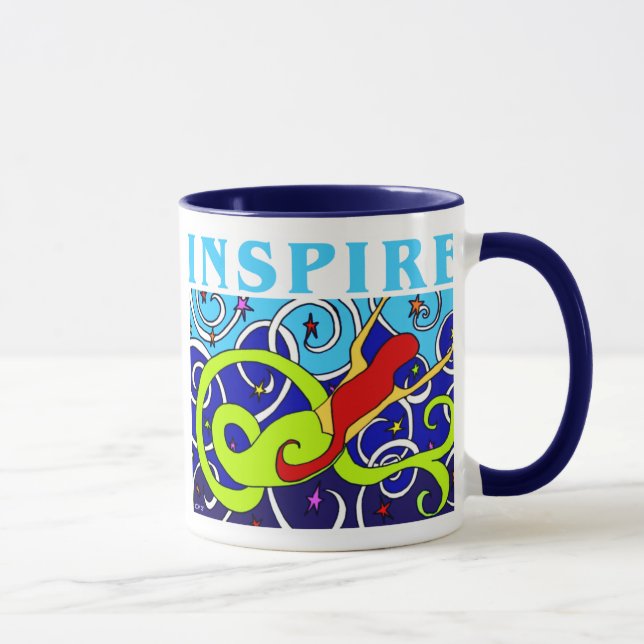 Inspire a caneca da sereia (Direita)