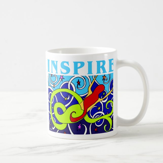 Inspire a caneca da sereia (Direita)