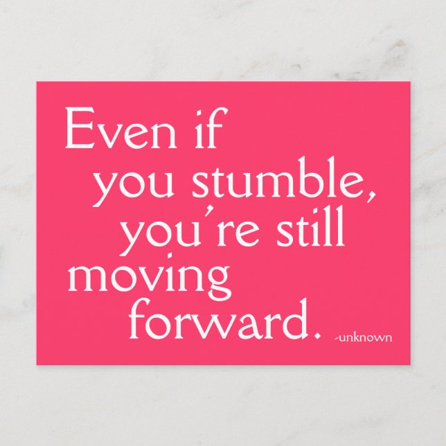 Inspire o Sucesso - Cartão Postal Motivacional (Frente)