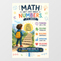 Inspiring Growth Wall Decal for Young Learners