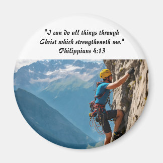 Inspiring Philippians com um imã de 4:13
