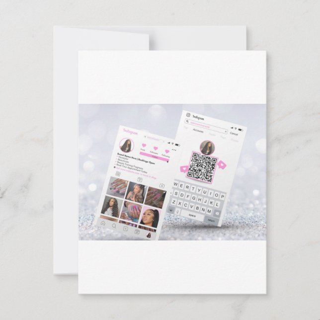 Instagram Cartão de visita (Frente)