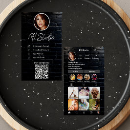 Instagram Cartões de visitas, Influenciador, Esthe