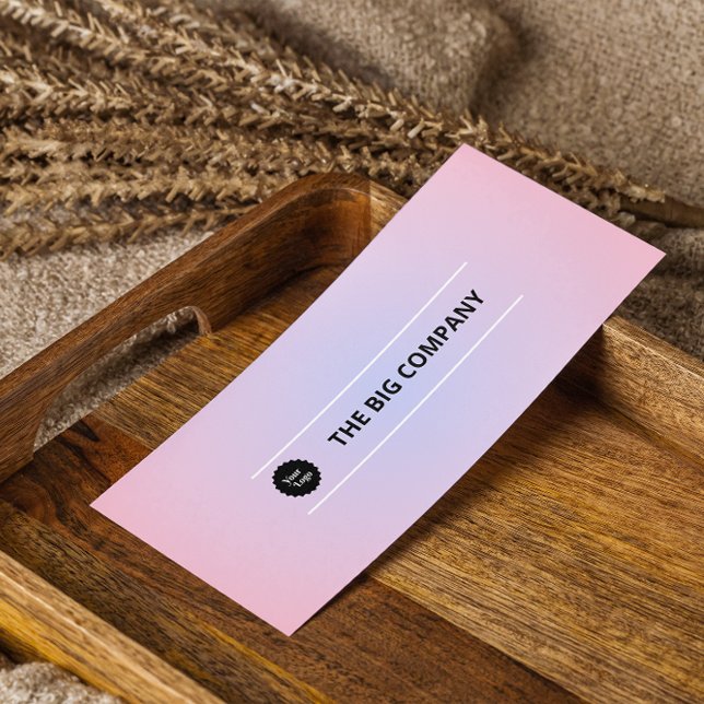 Instagram Siga-Nos Gradiente Holográfico De Código (Instagram Follow Us Qr Code Trendy Social Media Business Card)