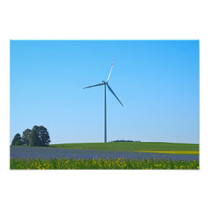 Instalação de energia eólica - Foto