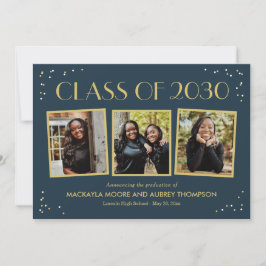 Instantâneos divertidos Convite para Graduação de 