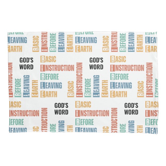 Instrução básica de bíblia antes de deixar a Terra (Frente)