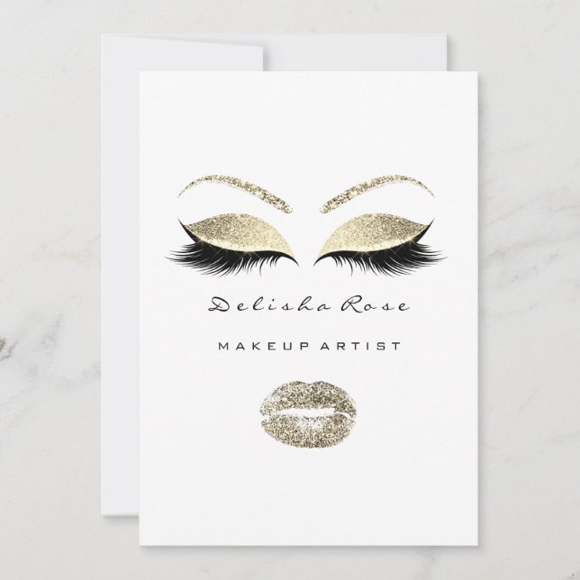 Instruções após cuidados de saúde Dourada Brilhant (Frente)