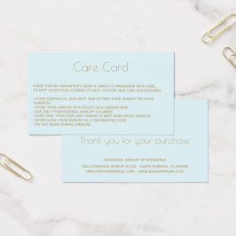 Instruções da placa de assistência a joias com log