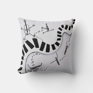 Instrumentos musicais atiram almofada