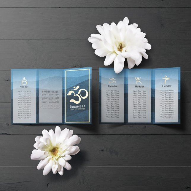 Instrutor de Meditação do Yoga Studio OM - Sinal T (Criador carregado)