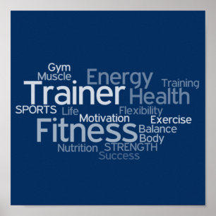 Instrutor ou poster pessoal do fitness center