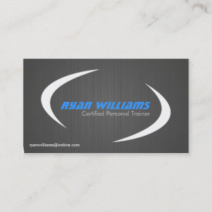 Instrutor pessoal - cartões de visitas