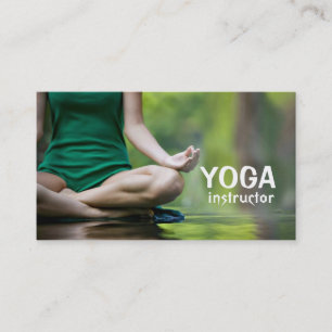 Instrutor Yoga, Cartão de visita de Meditação