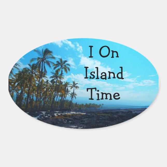 Insulin Time humor, adesivos Hawaii (Frente)
