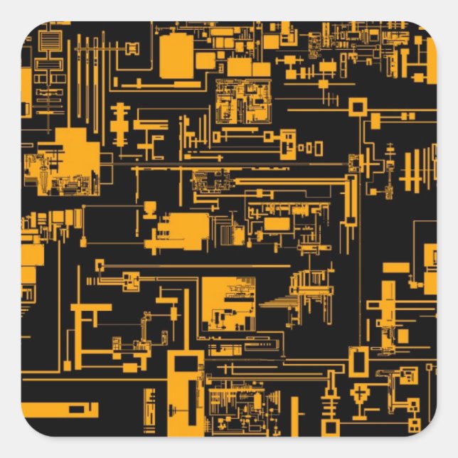 Integrar o adesivo laranja quadrado 1.0 (Frente)