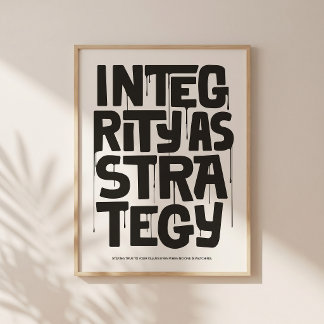 Integridade como Estratégia - Impressão de Tipogra
