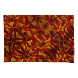 Interconexão de gravatas de laranja queimadas, efe