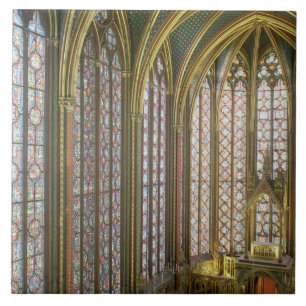 Interior da capela superior que olha do leste,