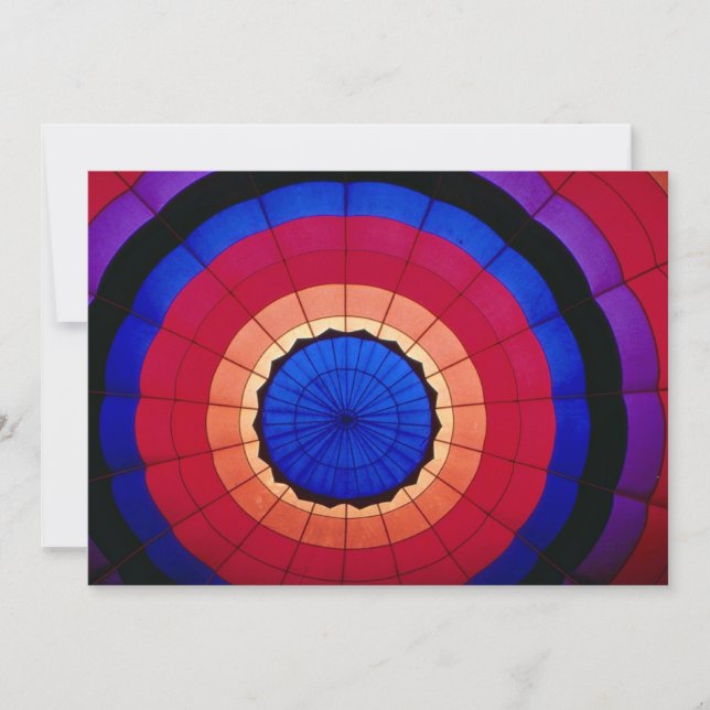 Interior de um balão de ar quente (Frente)