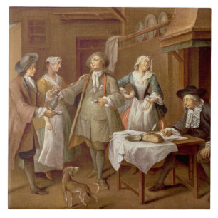 Interior de uma cozinha com as figuras que provam