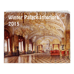 Interior do Palácio de inverno de 2015 Calendário