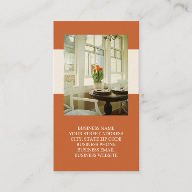 Interiores ou Cartões de visitas de preparo (Frente)