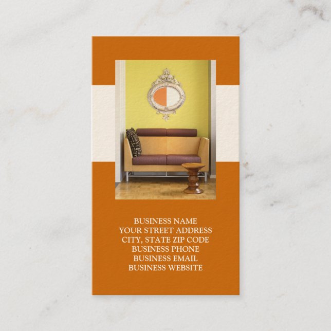 Interiores ou Cartões de visitas de preparo (Frente)