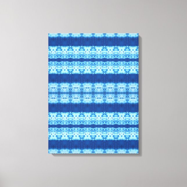 Interlace Shibori Canvas Print (Frente)