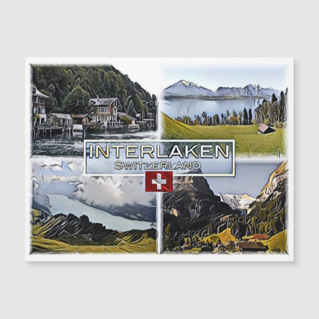 Interlaken - Suiça - Mosaico - (Frente)