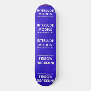 INTERLUDE MODELS Prancha de Skate 21 cm