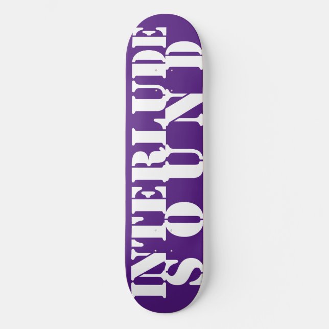 INTERLÚDIO SONORO  8 1/2" Prancha de Skate (Frente)