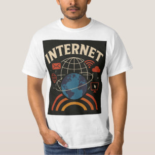 INTERNET: Camisa Gráfica Digital Mundial