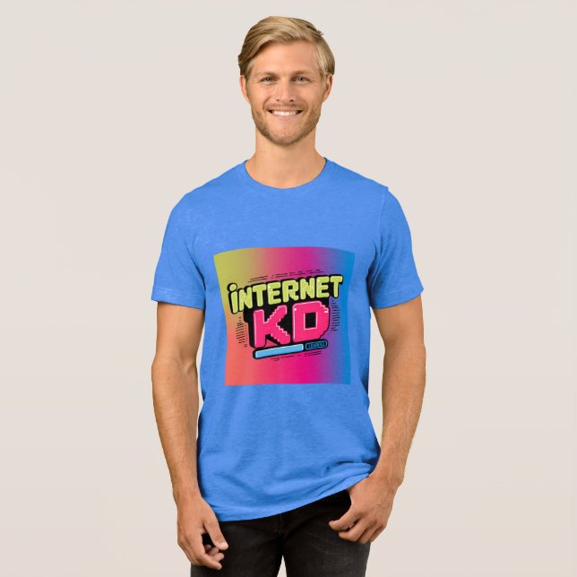 Internet Kid Y2K Neon Tee, (Frente Completa)