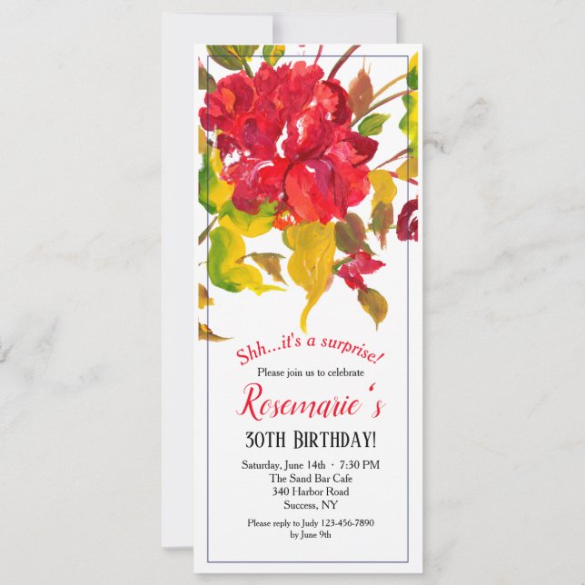 Interrupção do Convite Vermelho (Frente)