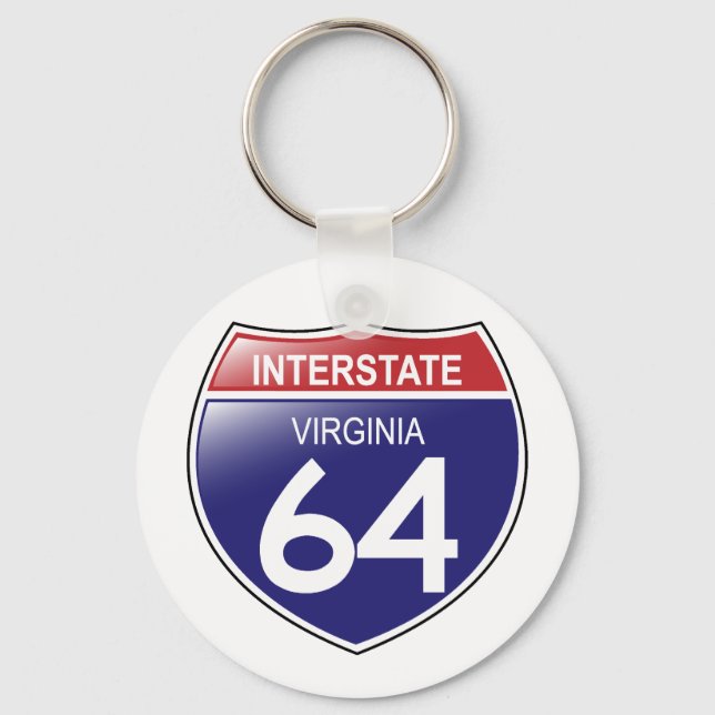 Interstate 64 em Virginia Chaveiro (Frente)