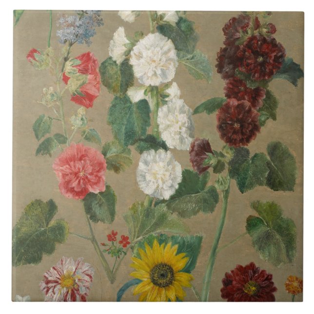 Intitulado (flores) (óleo a bordo) (Frente)