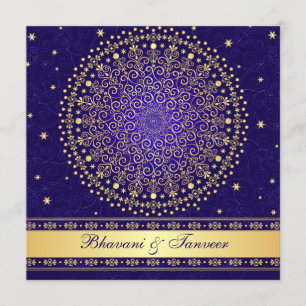 Intrair Convite de casamento de Estrelas Azuis, de