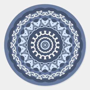 Intrair o adesivo de Design Mandala