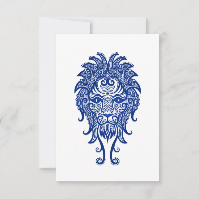 Intrate Blue Leo Zodiac em Branco (Frente)