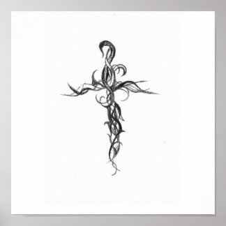 Intricate Cross Impressão