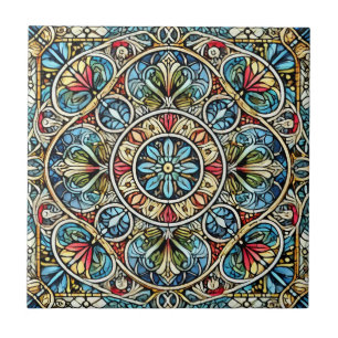 Intricate Stainate Glass Mandala
