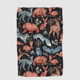  Intricate woodland animals pattern