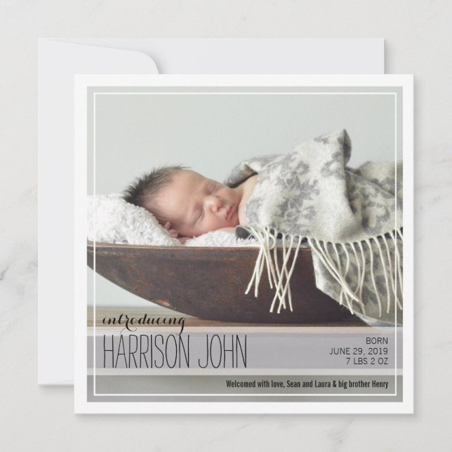 Introdução Clássica | Anúncio de bebê de pontos az (Frente)