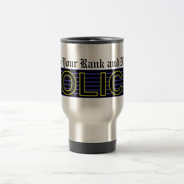 (Introduza seus grau e nome) caneca de viagem da (Centro)