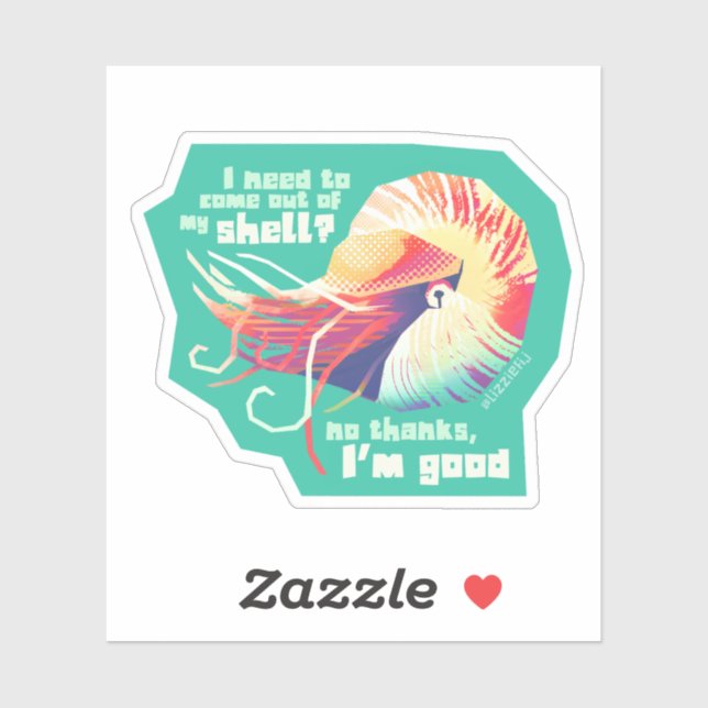 Introduzir náuseas - adesivo pequeno (Folha)