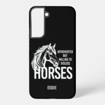 Introvertido mas disposto a discutir cavalos engra