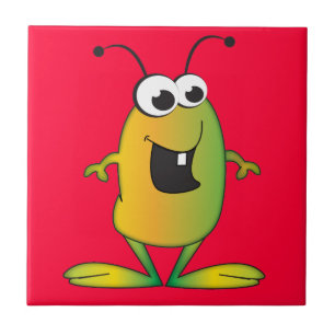 Invasão bonito da alienígena dos desenhos animad