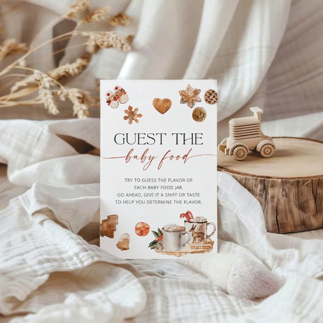 Inverno adivinha o jogo da Chá de fraldas da Comid (Criador carregado)